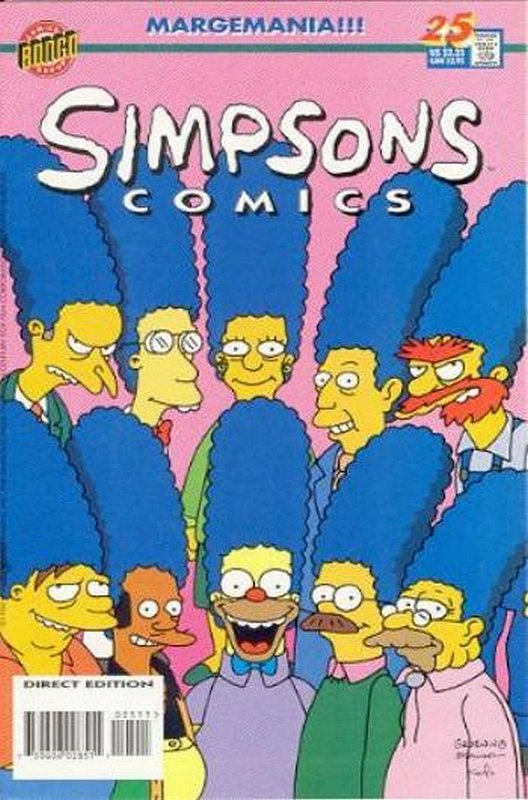 Cover of Simpsons Comics #25. One of 250,000 Vintage American Comics on sale from Krypton!