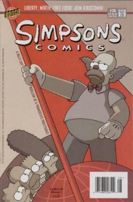 Cover of Simpsons Comics #28. One of 250,000 Vintage American Comics on sale from Krypton!