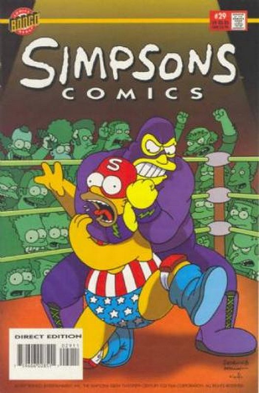 Cover of Simpsons Comics #29. One of 250,000 Vintage American Comics on sale from Krypton!