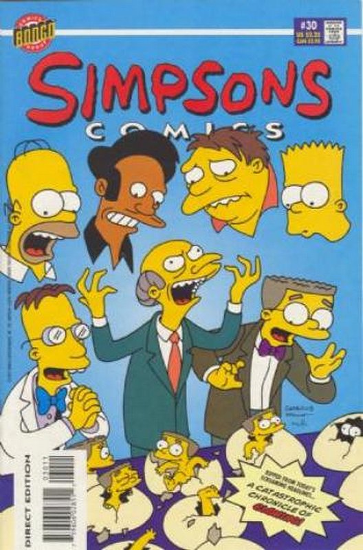 Cover of Simpsons Comics #30. One of 250,000 Vintage American Comics on sale from Krypton!