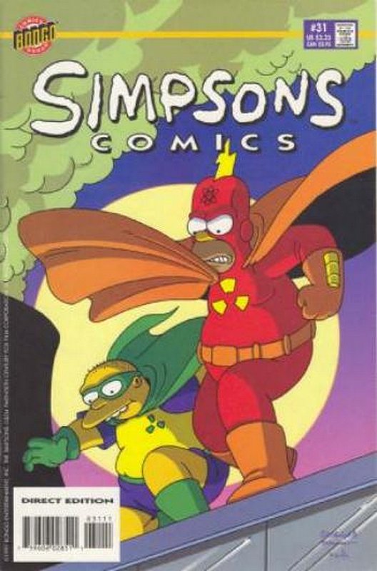 Cover of Simpsons Comics #31. One of 250,000 Vintage American Comics on sale from Krypton!