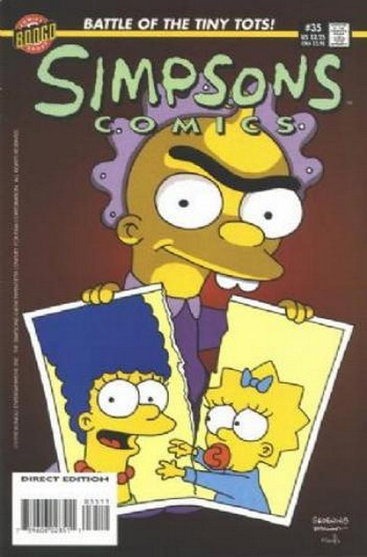 Cover of Simpsons Comics #35. One of 250,000 Vintage American Comics on sale from Krypton!
