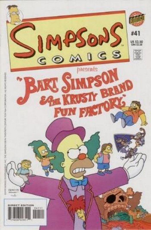 Cover of Simpsons Comics #41. One of 250,000 Vintage American Comics on sale from Krypton!