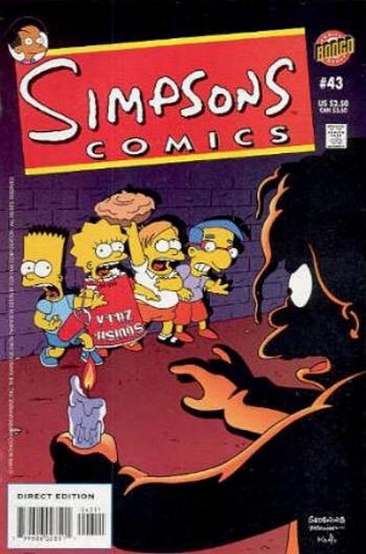 Cover of Simpsons Comics #43. One of 250,000 Vintage American Comics on sale from Krypton!