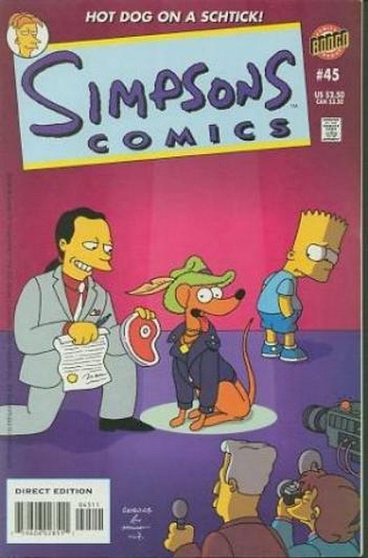 Cover of Simpsons Comics #45. One of 250,000 Vintage American Comics on sale from Krypton!