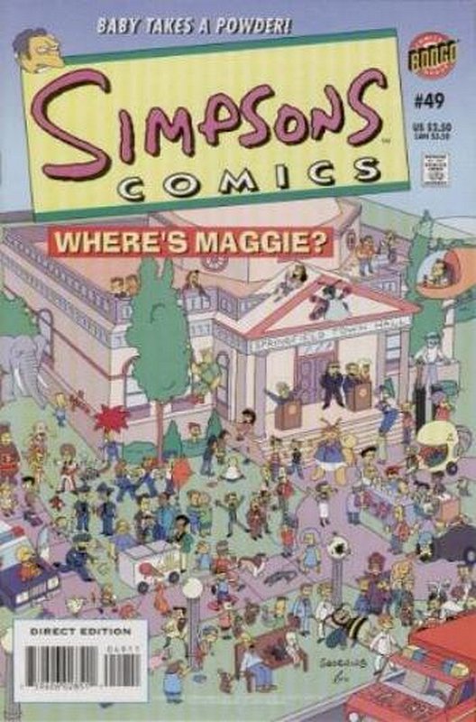 Cover of Simpsons Comics #49. One of 250,000 Vintage American Comics on sale from Krypton!