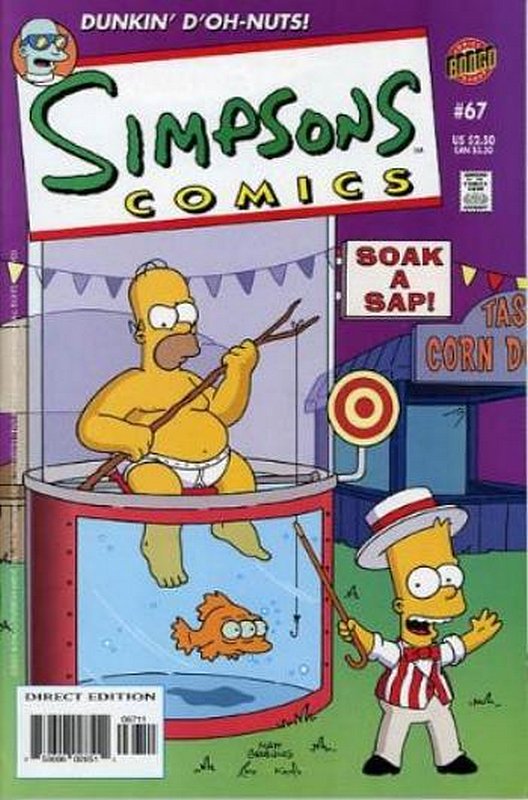 Cover of Simpsons Comics #67. One of 250,000 Vintage American Comics on sale from Krypton!