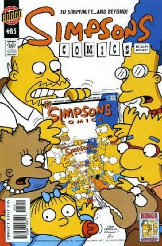 Cover of Simpsons Comics #85. One of 250,000 Vintage American Comics on sale from Krypton!
