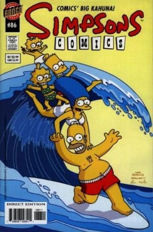 Cover of Simpsons Comics #86. One of 250,000 Vintage American Comics on sale from Krypton!