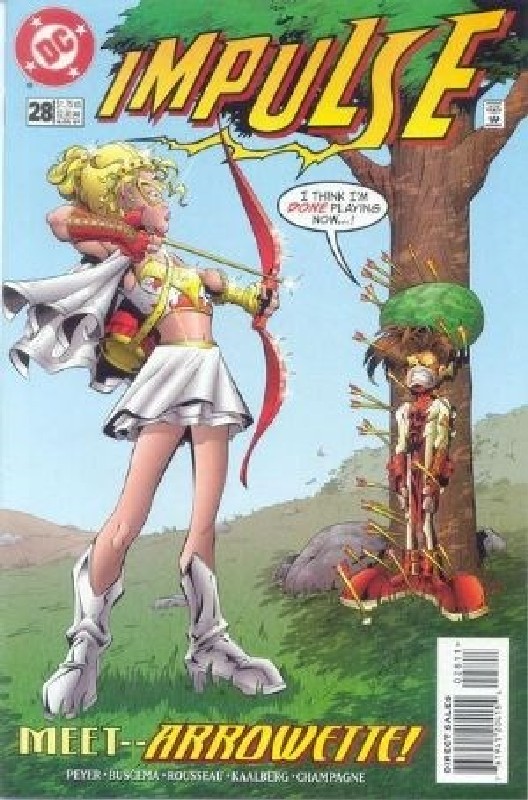 1st Arrowette<br> Cover of Impulse (Vol 1) #28. One of 250,000 Vintage American Comics on sale from Krypton!