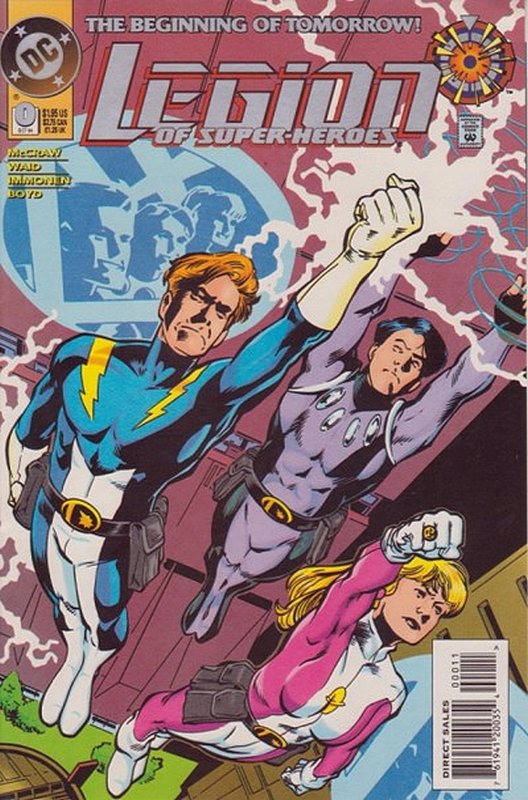 Cover of Legion of Super-Heroes (Vol 3) #0. One of 250,000 Vintage American Comics on sale from Krypton!