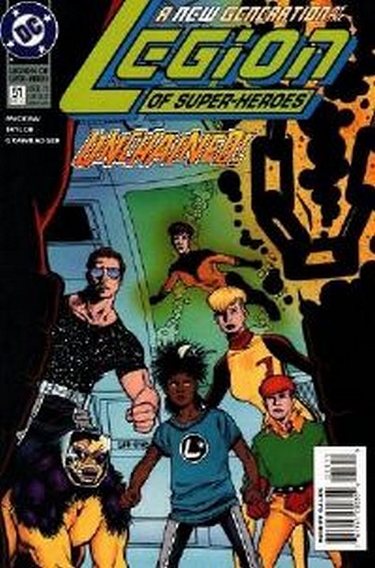 Cover of Legion of Super-Heroes (Vol 3) #51. One of 250,000 Vintage American Comics on sale from Krypton!