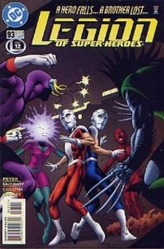 Cover of Legion of Super-Heroes (Vol 3) #93. One of 250,000 Vintage American Comics on sale from Krypton!