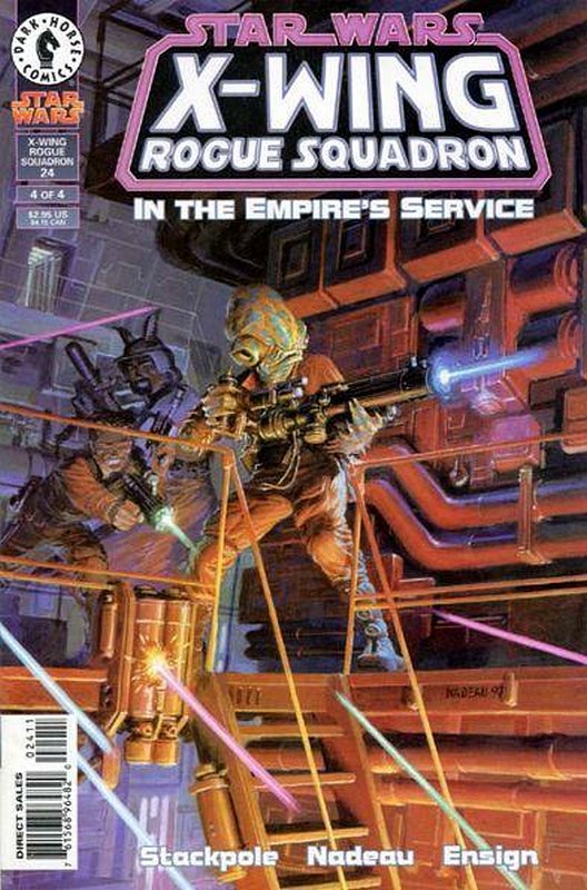 Cover of Star Wars: X-W Squadron-Empires Service #4. One of 250,000 Vintage American Comics on sale from Krypton!