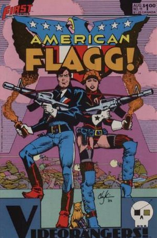 Cover of American Flagg! (Vol 1) #11. One of 250,000 Vintage American Comics on sale from Krypton!