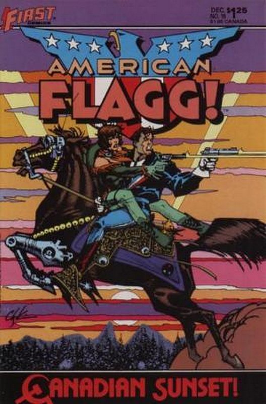 Cover of American Flagg! (Vol 1) #15. One of 250,000 Vintage American Comics on sale from Krypton!