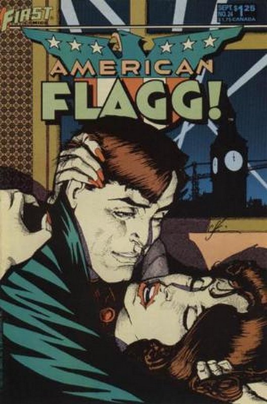 Cover of American Flagg! (Vol 1) #24. One of 250,000 Vintage American Comics on sale from Krypton!