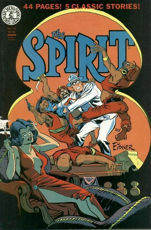 Cover of Spirit (Kitchen Sink) (Vol 1) #10. One of 250,000 Vintage American Comics on sale from Krypton!