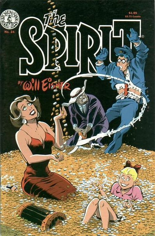Cover of Spirit (Kitchen Sink) (Vol 1) #24. One of 250,000 Vintage American Comics on sale from Krypton!