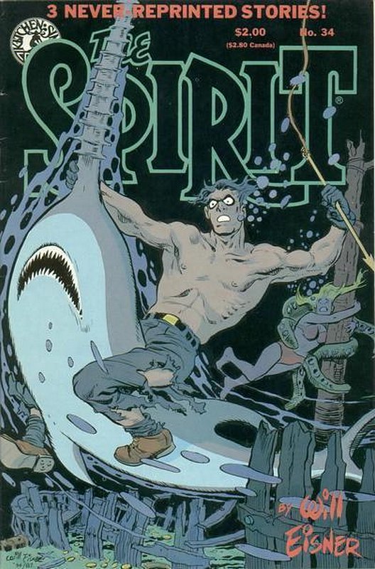Cover of Spirit (Kitchen Sink) (Vol 1) #34. One of 250,000 Vintage American Comics on sale from Krypton!
