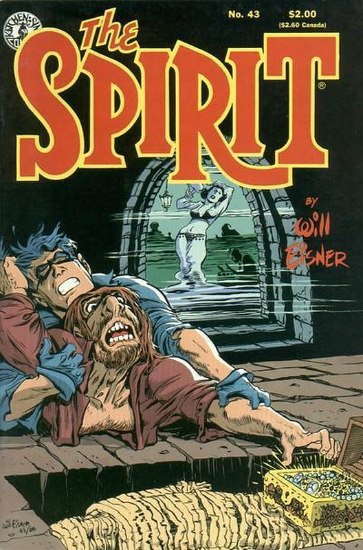 Cover of Spirit (Kitchen Sink) (Vol 1) #43. One of 250,000 Vintage American Comics on sale from Krypton!
