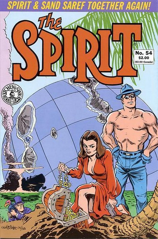 Cover of Spirit (Kitchen Sink) (Vol 1) #54. One of 250,000 Vintage American Comics on sale from Krypton!