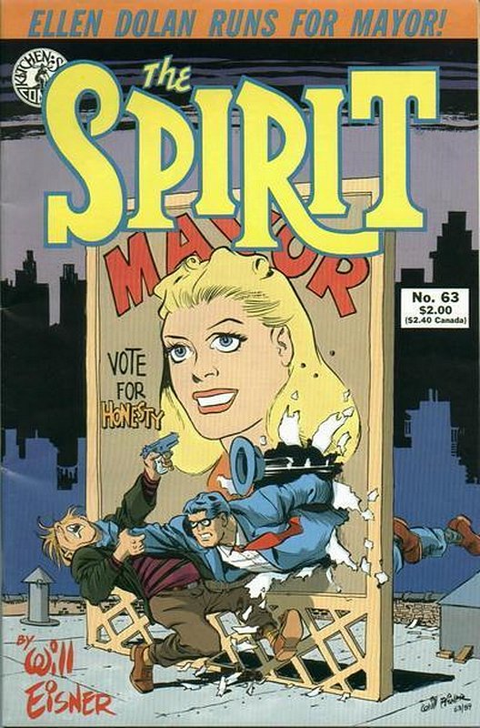 Cover of Spirit (Kitchen Sink) (Vol 1) #63. One of 250,000 Vintage American Comics on sale from Krypton!