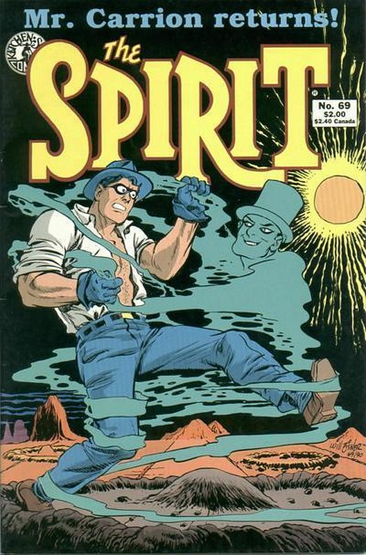 Cover of Spirit (Kitchen Sink) (Vol 1) #69. One of 250,000 Vintage American Comics on sale from Krypton!