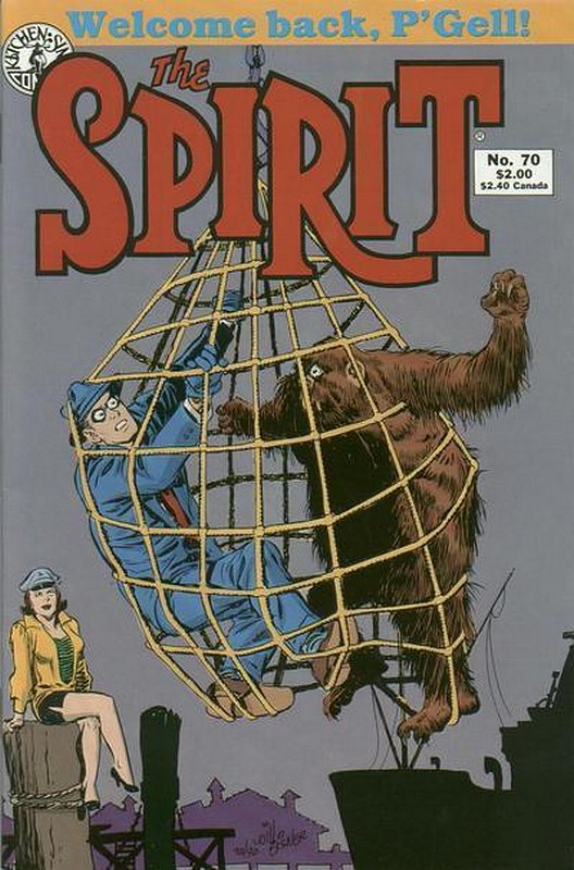 Cover of Spirit (Kitchen Sink) (Vol 1) #70. One of 250,000 Vintage American Comics on sale from Krypton!