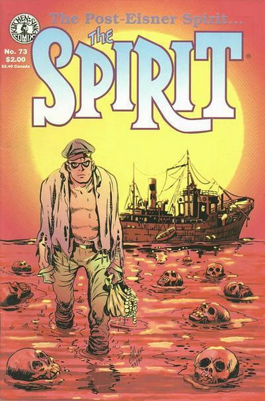 Cover of Spirit (Kitchen Sink) (Vol 1) #73. One of 250,000 Vintage American Comics on sale from Krypton!
