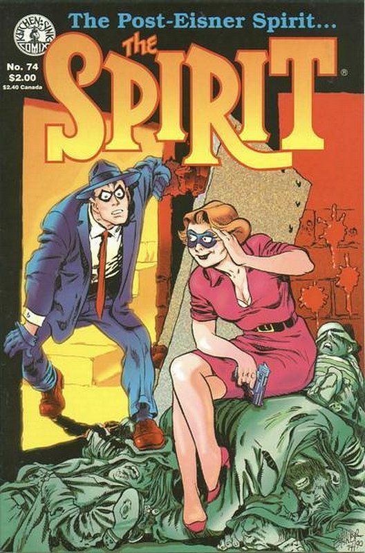 Cover of Spirit (Kitchen Sink) (Vol 1) #74. One of 250,000 Vintage American Comics on sale from Krypton!