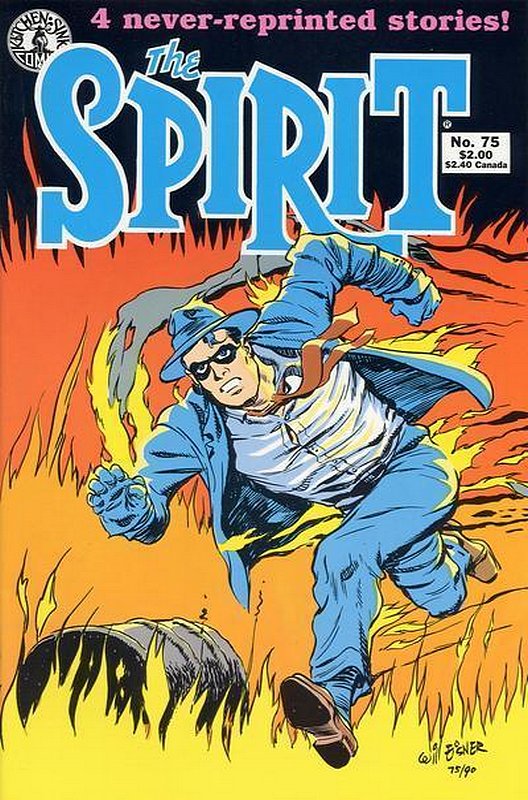 Cover of Spirit (Kitchen Sink) (Vol 1) #75. One of 250,000 Vintage American Comics on sale from Krypton!