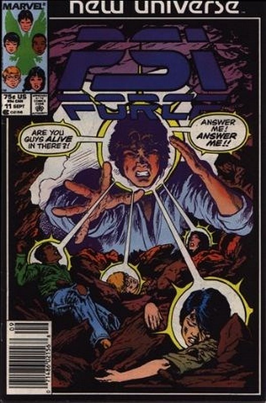 Cover of PSI Force (Vol 1) #11. One of 250,000 Vintage American Comics on sale from Krypton!