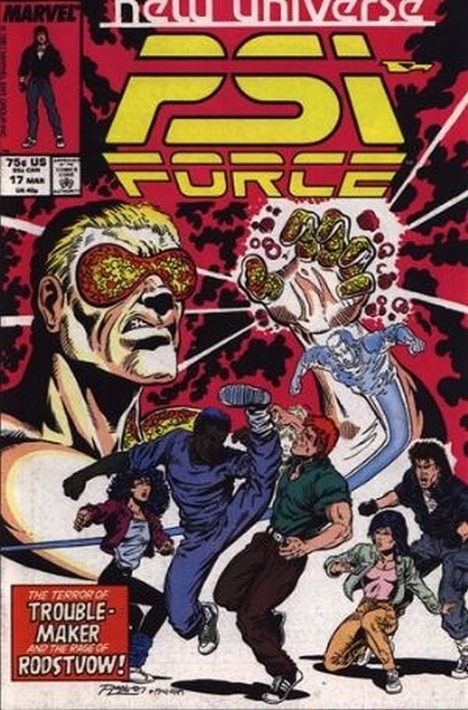 Cover of PSI Force (Vol 1) #17. One of 250,000 Vintage American Comics on sale from Krypton!