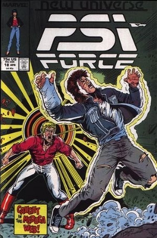 Cover of PSI Force (Vol 1) #18. One of 250,000 Vintage American Comics on sale from Krypton!