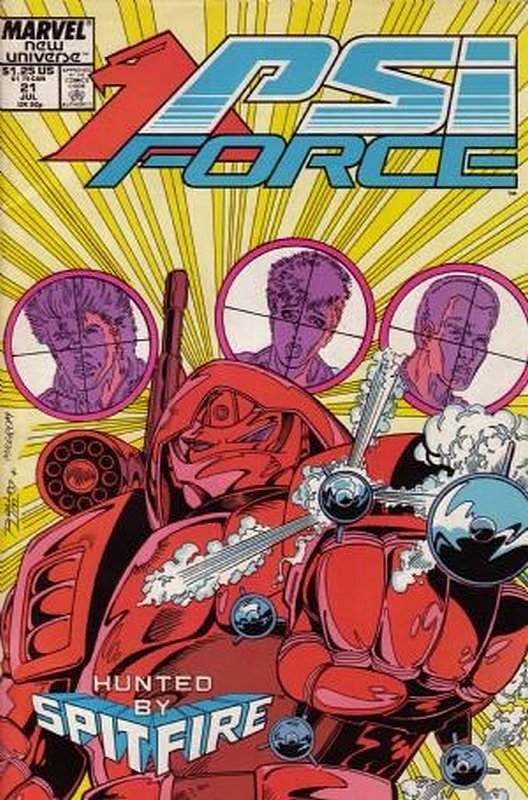 Cover of PSI Force (Vol 1) #21. One of 250,000 Vintage American Comics on sale from Krypton!