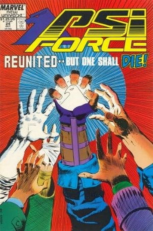 Cover of PSI Force (Vol 1) #24. One of 250,000 Vintage American Comics on sale from Krypton!