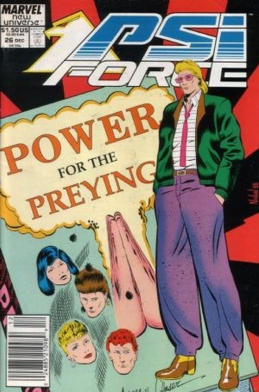 Cover of PSI Force (Vol 1) #26. One of 250,000 Vintage American Comics on sale from Krypton!