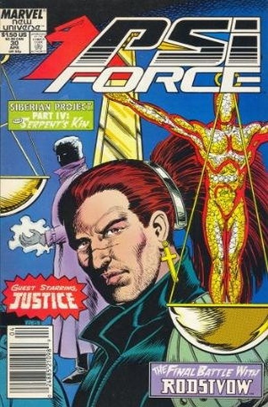 Cover of PSI Force (Vol 1) #30. One of 250,000 Vintage American Comics on sale from Krypton!