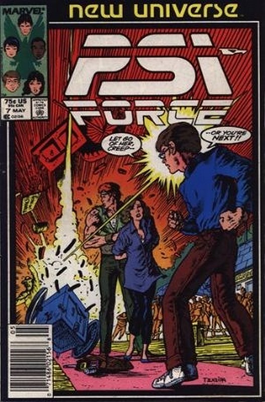 Cover of PSI Force (Vol 1) #7. One of 250,000 Vintage American Comics on sale from Krypton!