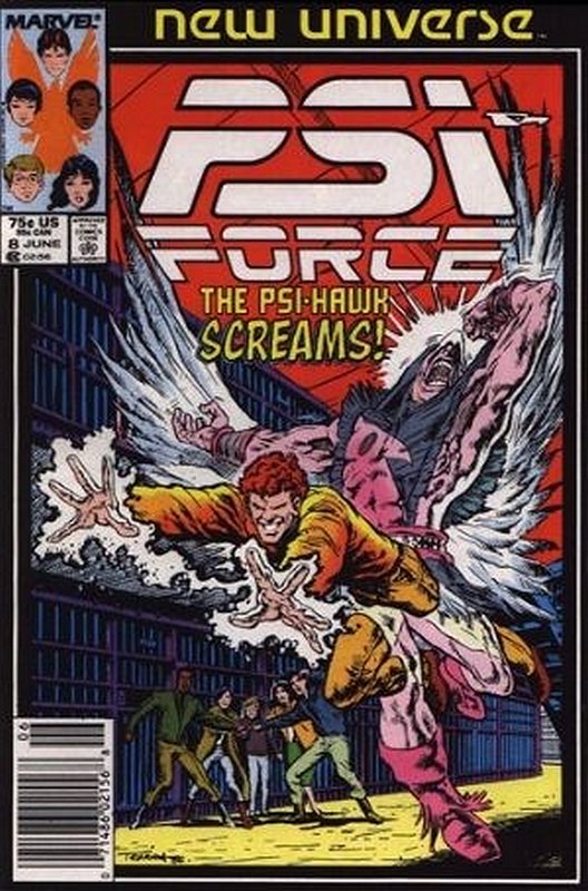 Cover of PSI Force (Vol 1) #8. One of 250,000 Vintage American Comics on sale from Krypton!