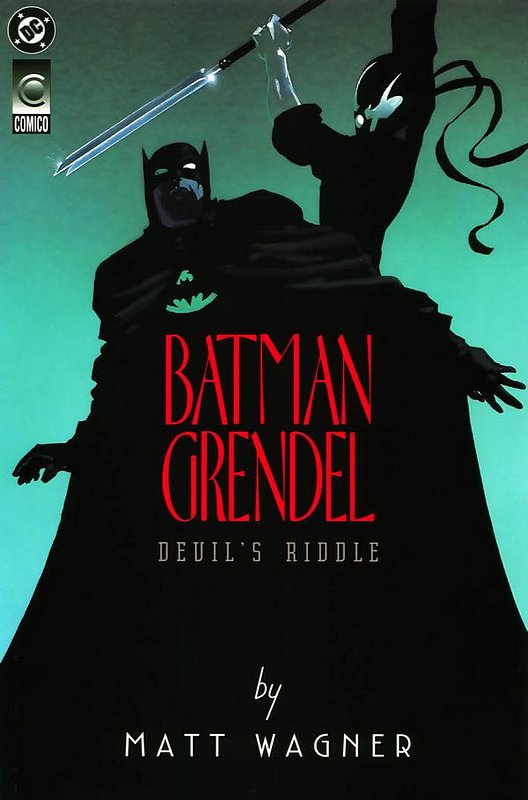 Cover of Batman/Grendel: Devils Riddle & Devils Masque #1. One of 250,000 Vintage American Comics on sale from Krypton!