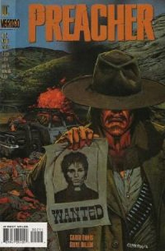 Cover of Preacher #2. One of 250,000 Vintage American Comics on sale from Krypton!