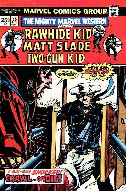 Cover of Mighty Marvel Western (Vol 1) #38. One of 250,000 Vintage American Comics on sale from Krypton!