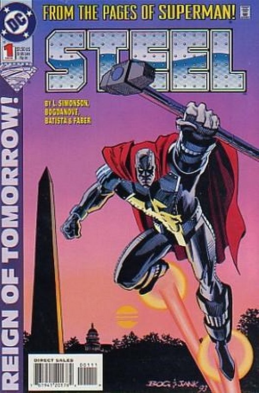 Cover of Steel (Vol 2) #1. One of 250,000 Vintage American Comics on sale from Krypton!