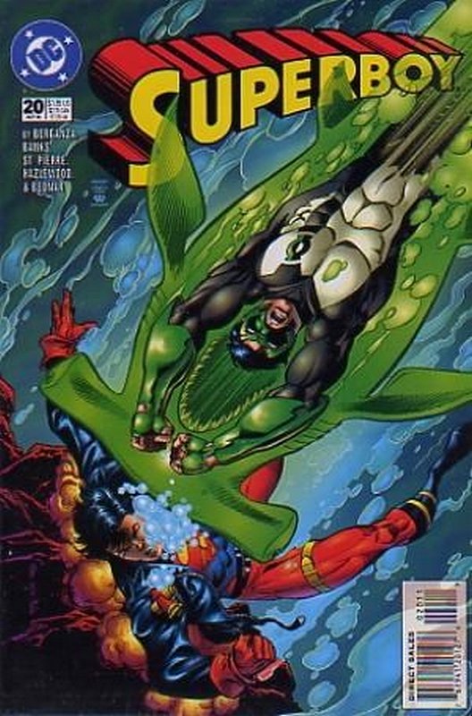 Cover of Superboy (Vol 3) #20. One of 250,000 Vintage American Comics on sale from Krypton!