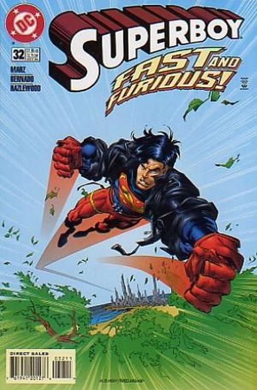 Cover of Superboy (Vol 3) #32. One of 250,000 Vintage American Comics on sale from Krypton!