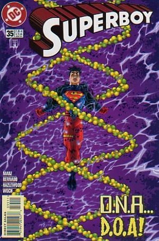 Cover of Superboy (Vol 3) #35. One of 250,000 Vintage American Comics on sale from Krypton!