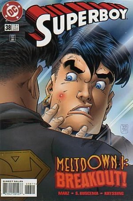 Cover of Superboy (Vol 3) #38. One of 250,000 Vintage American Comics on sale from Krypton!