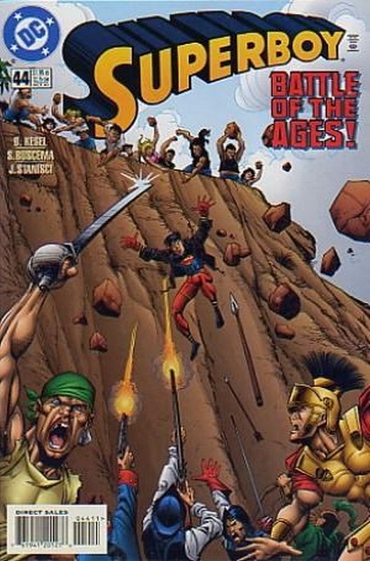 Cover of Superboy (Vol 3) #44. One of 250,000 Vintage American Comics on sale from Krypton!